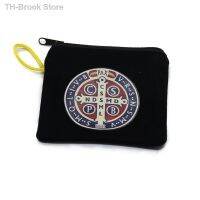 Brook Store กระเป๋าใส่ลูกประคำครอสสำหรับของขวัญคาทอลิก 2 ชิ้น/ล็อต