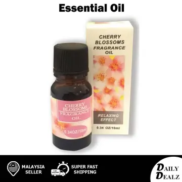 Cherry Blossom Essential Oil, ESSLUX Aromatherapy Oils for Diffuser,  Massage, Soap, Candle Making, Perfume, 30 ml