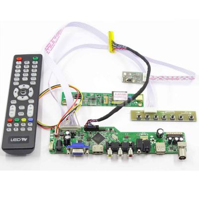 【SALE】 anskukducha1981 ชุด Latumab สำหรับ LP171WP4(TL)(N1) TV + HDMI + VGA + USB จอแอลซีดี LED แผงควบคุมการขับรถ