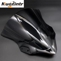 กระจกรถจักรยานยนต์สำหรับ KAWASAKI NINJA 400 NINJA 250 NINJA400 NINJA250 2018รถมอเตอร์ไซด์สีดำกระจกบังลม