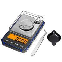 0.001g Electronic Digital Scale Portable Mini Scale Precision Professional Pocket Scale Milligram 50g Calibration Weights Luggage Scales