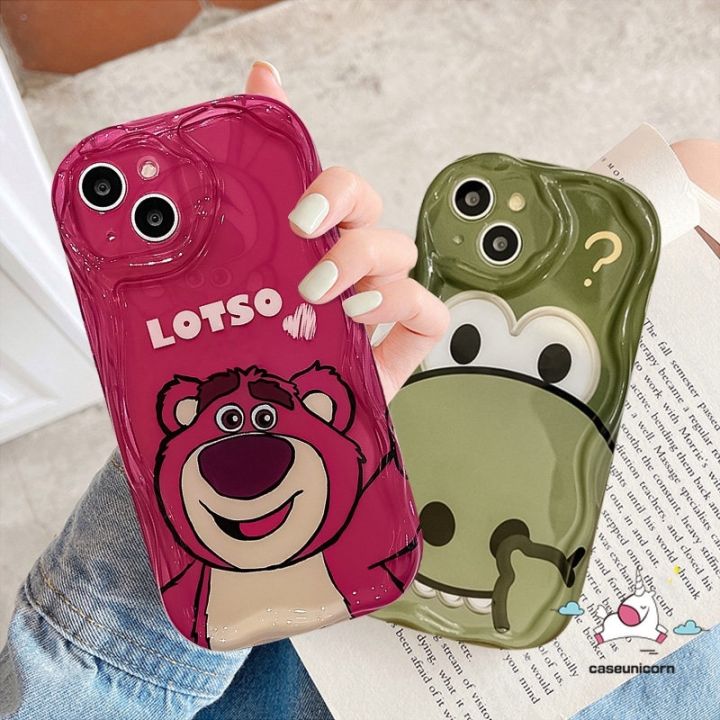 เคสโทรศัพท์มือถือนิ่ม-ขอบโค้ง-ลายการ์ตูนหมี-สตรอเบอร์รี่-ไดโนเสาร์น่ารัก-แวววาว-สําหรับ-9c-9t-10c-10-9a-9-10a-nfc-note-11s-10s-10pro-poco