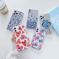 【Great. Cell phone case】เคสใสตาปีศาจอ่อนสำหรับ Samsung Galaxy S22 S21 S20 M52 M32 M31 S30 S11e S10 S9 S8บวก S10e อัลตร้า A02s Lite Fundas