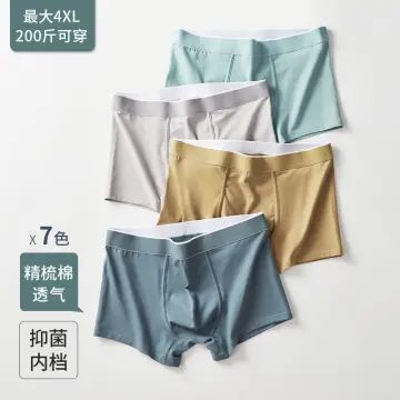 New Breathable Mesh Men's Underwear Space Warehouse Youth Fashion Solid  Color Flat Corner Underwear for Men