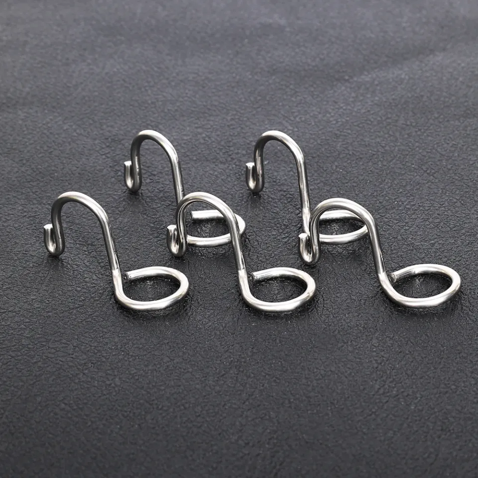 Polocat 20pcs Stainless Steel Hanger Hooks Space Saving Cascading Hangers  Connection Hooks Multifunctional Wardrobe Clothes Hanger Connecting Buckle  Home Organizer Accessories