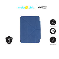 Wroof เคสไอแพด iPad 10.9"(Air4) Crystal Clear Folio-Blue (mtc888)