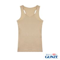 GUNZE เสื้อกล้าม หลังสปอร์ต รุ่น NH6107 สีเบจ