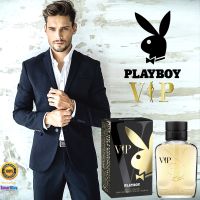 PLAYBOY VIP For Him Eau De Toilette 100ml น้ำหอมลิขสิทธิ์แท้ซีรี่ย์ใหม่จากเพลย์บอยกลิ่นใหม่สุดแนวสำหรับผู้ชายหอมไฮโซหรูหราผสานความเซ็กซี่