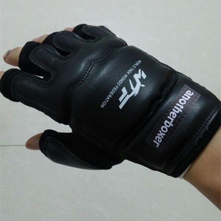 half-fingers-kids-adults-sandbag-training-boxing-gloves-sanda-karate-muay-thai-taekwondo-protector