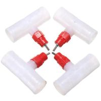 Chicken Nipples Tee Fittings - Fully Automatic Poultry Waterers Kit Chicken Water Drinker 40 Pack