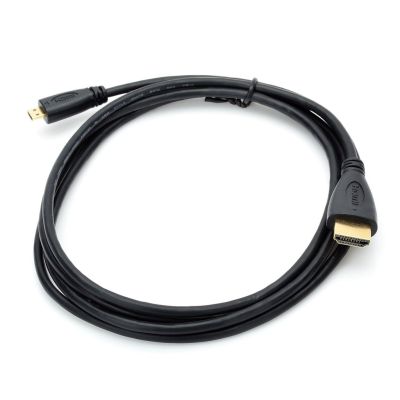 1080p HDMI V1.4 Male to Micro HDMI Male Adapter Cable - Black (180cm)