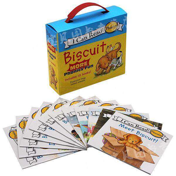 biscuit-dog-series-12-gift-boxes-with-natural-spelling-my-first-i-can-read-biscuit-more-phonics-fun-original-english-picture-book