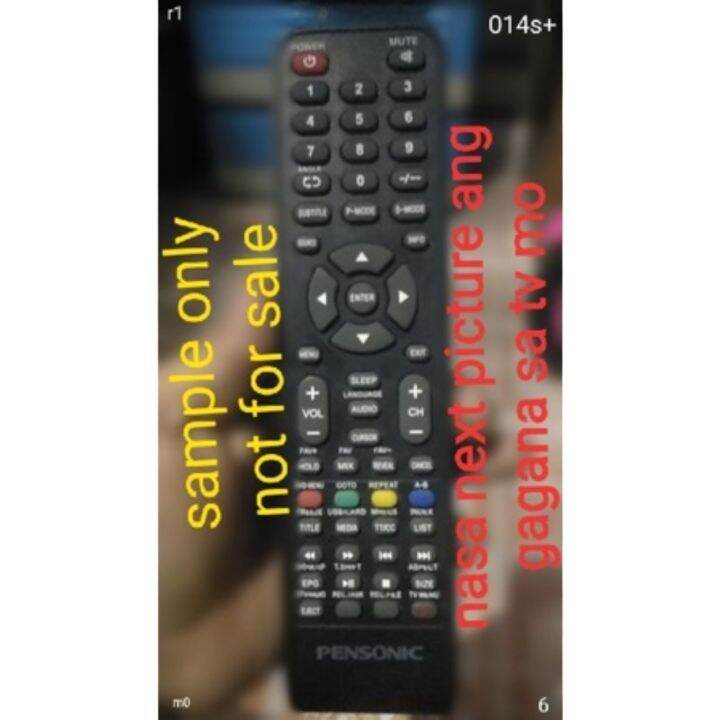 Pensonic smart tv remoteuniversal100 na gagana sa mo TV Remote control