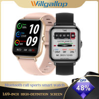 Willgallop Bluetooth Call Smart Watch Full Screen Touch Men Women Sport celet Smart Voice Assistant for Android IOS Xiaomi