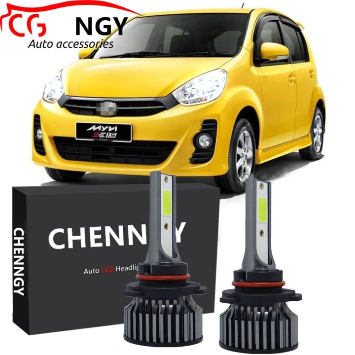 new-ชุดหลอดไฟหน้าฮาโลเจน-led-6000k-แบบเปลี่ยน-สําหรับ-perodua-myvi-lagibest-2011-2014-2013