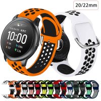 ☎∏☸ 20mm 22mm Silicone Watch Strap For Garmin Vivomove 3 4 HR Venu Forerunner 245 645 Approach S40 Smartwatch Wrist Bracelet