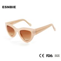 เอสแว่นกันแดดสีชมพูทรงแคทอายผู้หญิงวินเทจแว่นตากันแดดเซ็กซี่ Lunette De Soleil Femme Oculos UV400แว่นตาผู้หญิง OPPEL