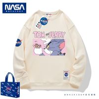 ✷ เสื้อกันหนาว คอกลม ผ้าฝ้าย และผ้ากํามะหยี่ ลายแมว และหนู NASA แฟชั่นฤดูใบไม้ผลิ และฤดูใบไม้ร่วง สําหรับผู้ชาย และผู้หญิง