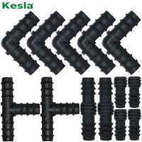 KESLA 10PCS 16mm Barbed Elbow Coupling End Plug Connector for Micro Irrigation 1/2 39; 39; PE Tubing Hose Drip Fitting Garden Watering