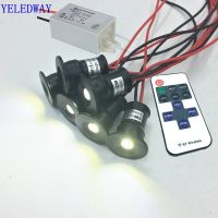 ไฟสปอร์ตไลท์ Led 1W หรี่แสงได้โคมไฟติดเพดาน12V ไฟดาวน์ไลต์ไฟสปอร์ตแอลอีดีอลูมิเนียมขนาดเล็กพร้อมรีโมทคอนโทรลไดร์เวอร์220V