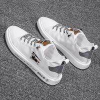 COD DSFEDTGETEER 2021 summer new style canvas shoes men s Korean version of the trend breathable cloth all-match white casual shoes-2021 musim panas kasut baru lelaki versi Korea perkembangan pakaian yang boleh bernafas semua sepadan putih biasa