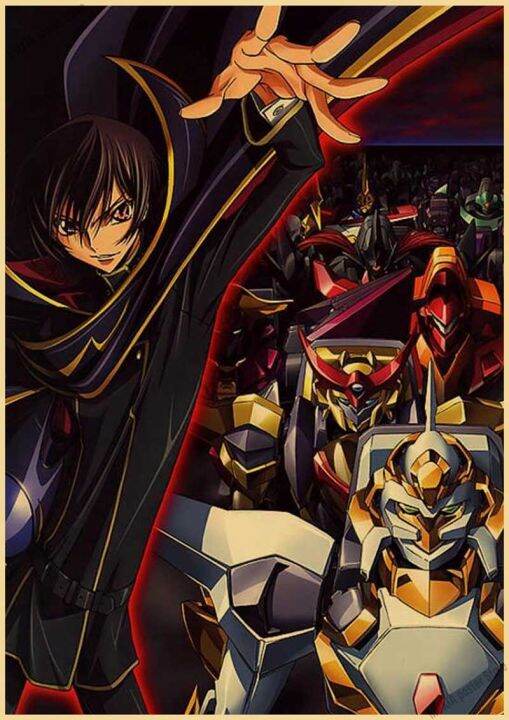 Code Geass Lelouch Lamperouge Anime Poster Poster Decorative