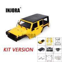 fyjhINJORA Unassembled 12.3inch 313mm Wheelbase Body Car Shell for 1/10 RC Crawler Axial SCX10 &amp; SCX10 II 90046 90047 Jeep Wrangler