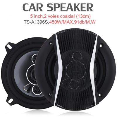 2 Pcs 5 Inch 450W 91dB Car HiFi Coaxial Speaker Vehicle Door Auto Audio Music Stereo Subwoofer Full Range Frequency Speakers