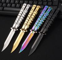 มีดควงปลายเรียว ไม่มีคมสำหรับฝึกควง (Butterfly Knife Trainer) แบบ2