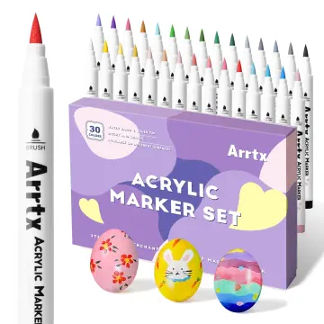 Arrtx ALP 40 Colors Alcohol Marker Yellow Tune Marker Pen Set