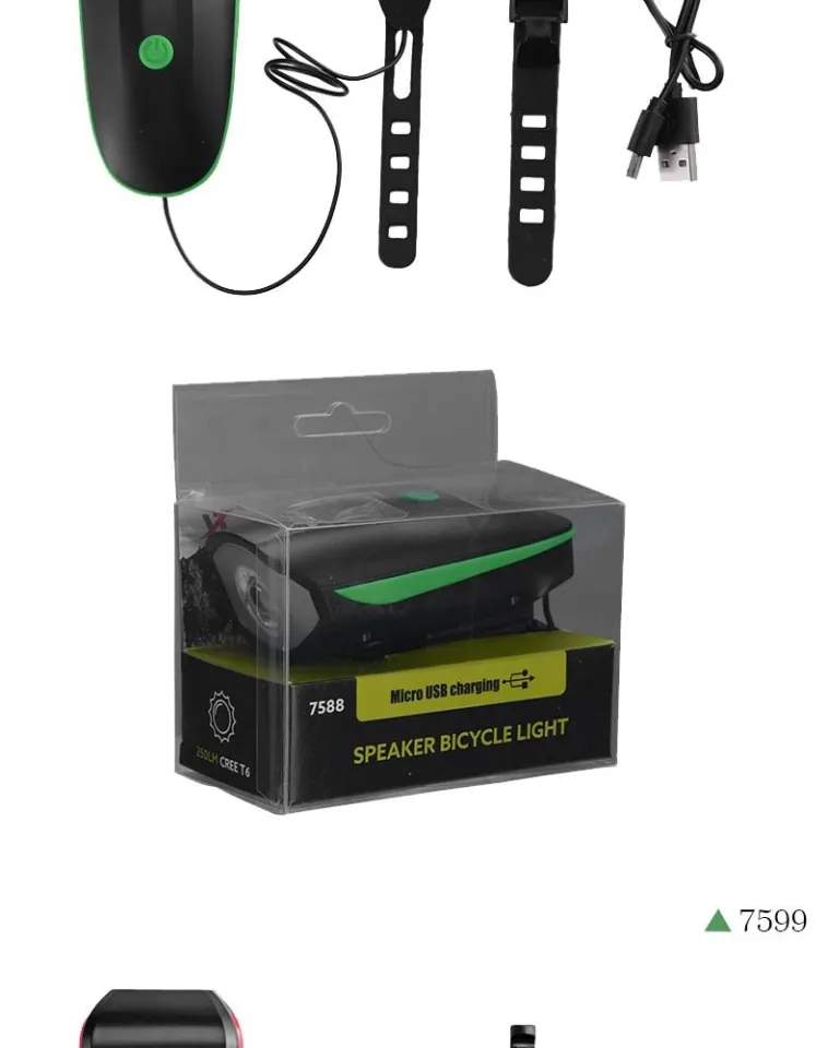 speaker bicycle light 7599