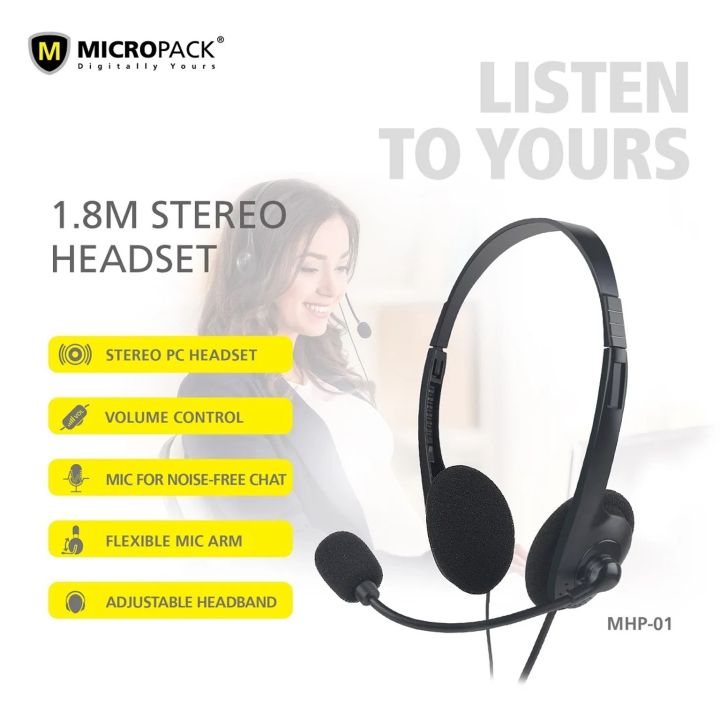 หูฟัง-micropack-headset-mhp-01-black