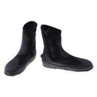 LazaraLife 5mm Neoprene ดำน้ำดำน้ำดูปะการัง booties สูงตัดซิป W etsuit บู๊ทส์