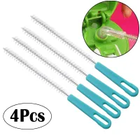 1-4Pcs Straw Bottle Brushes Cleaner Multifunctional Cleaning Brush Stainless Steel Wash Drinking Straws Feeding Bottle Brush Cleaning Tools