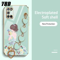 YBD เคสโทรศัพท์ลายน่ารักสำหรับ OPPO A52 A92ลายดอกไม้น่ารักล่าสุดหรูหราบูติกปลอกซิลิโคนแบบนิ่ม