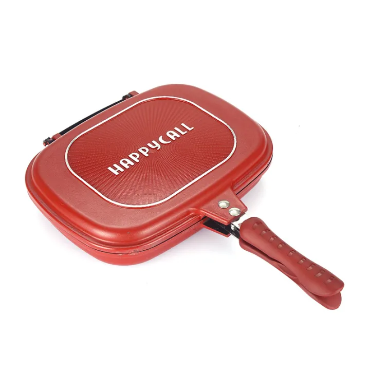 Easy cooking Aluminum DoubleSided Grill Pan 32cm Lazada PH