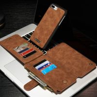Wallet Phone Case For iPhone6s 7 7plus CaseMe Fashion magnetic Leather Purse Bag For iPhoneX Card Slots Cover For iPhone8 8Plus