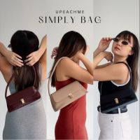 SIMPLY BAG I กระเป๋าถือผู้หญิงมินิมอล กระเป๋าสะพายไหล่ผู้หญิงสไตล์ลูกคุณ กระเป๋าถือเกาหลี กระเป๋าคล้องไหล่