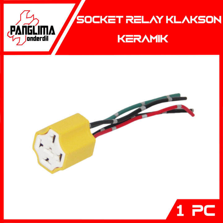Socket Relay KlaksonLampuAlarm UniversalSemua Jenis Motor Soket