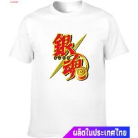 เสื้อยืดโอเวอร์ไซส์ เสื้อยืดยอดนิยม WOWCAT Gintama T-Shirt For Mens Short sleeve T-shirtsS-4XL  6YDQ