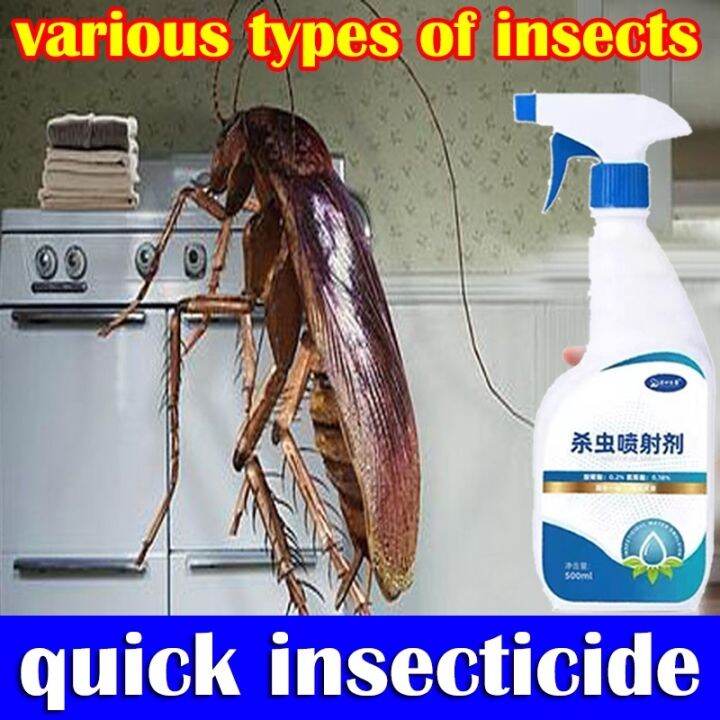 Insecticide Spray 500ml Can Kill Mosquitoes Cockroaches Flies Spiders