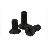 M3 * 10ไนล่อน Countersunk หัวสกรูพลาสติก Phillips เครื่องแบน Screw-100Pcs