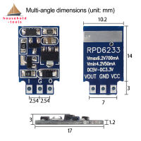 อุปกรณ์ในครัวเรือน5V ถึง3.3V Step Down Power Supply โมดูล DC 5V ถึง3.3V ตัวควบคุมแรงดันไฟฟ้า700MA โมดูลชุดบัดกรีบั๊ก