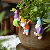 Garden Decoration Cute Animal Ornaments Flower Pot Potted Landscaping Pendant Santa Tortoise Rabbit Squirrel Snail Figurines