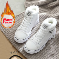 Winter Ladies Shoes 2021 new Lace up women Sneakers Snow Ankle Boots Waterproof Warm platform woman footwear