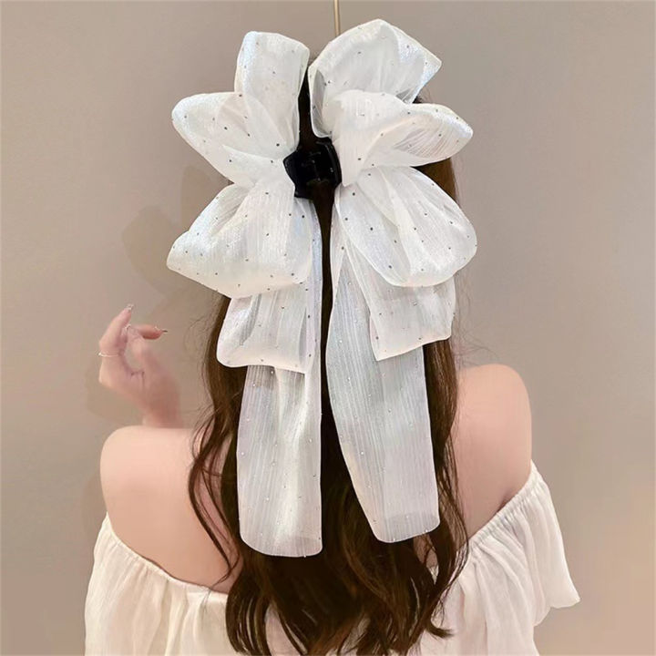 feminine-style-headwear-mesh-bow-tie-headband-bow-tie-headpiece-ribbon-headband-grab-clip-hair-ornament