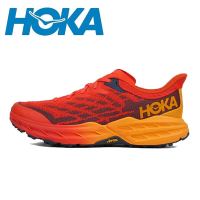 Hoka Speedgoat 5ผู้ชายกลางแจ้งเส้นทางรองเท้าวิ่งแสงลื่นเดินป่าเดินป่าถนนมาราธอนรองเท้าวิ่ง