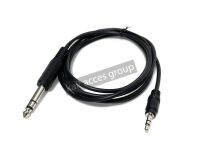 สายสเตอริโอ AUX SPD 6.35mm Male (1/4) / 3.5 mm Male (1/8) TRS Stereo Audio Cable (1.8M)