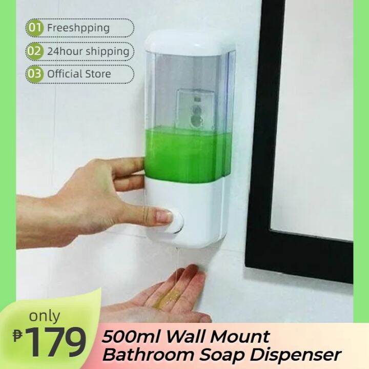 Soap dispenser bathroom automatic wall mounted With Bottle Liquid