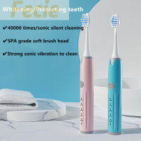 Electric toothbrush แปรงสีฟันไฟฟ้า แปรงสีฟันไฟฟ้าอัลตราโซนิก รักษาความสะอาดฟัน ใช้งานง่าย A01931